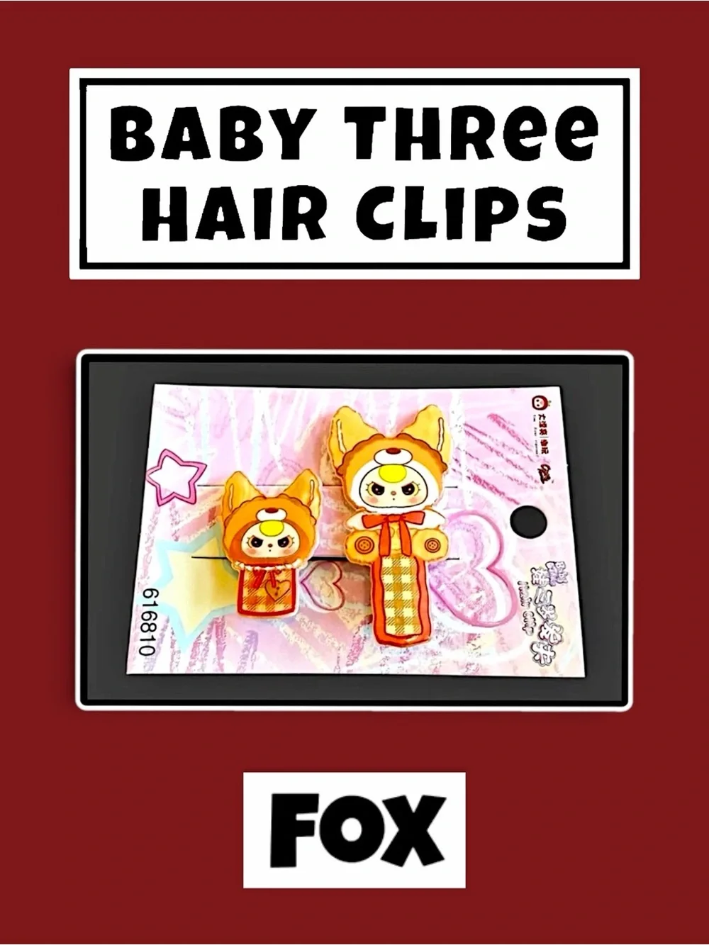 Baby Three Hair Clips